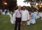 Mr Jamie Davidson with Mr Syed Ishrat Husain